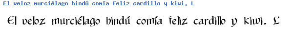 Fuente WackyCalligraphic.TTF