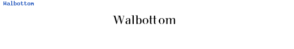 Fuente Walbottom.ttf
