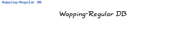 Fuente Wapping-Regular DB.ttf