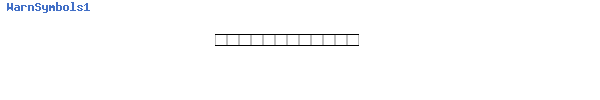 Fuente WarnSymbols1.TTF