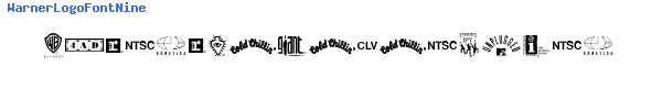 Fuente WarnerLogoFontNine.ttf