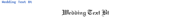 Fuente Wedding Text Bt.ttf