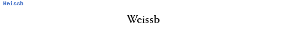 Fuente Weissb.ttf
