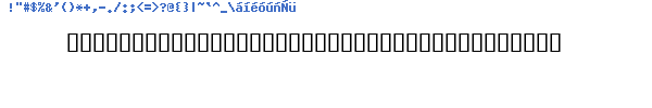 Fuente Wingdings 2.ttf