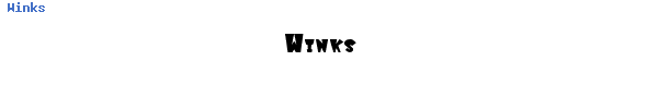 Fuente Winks.ttf