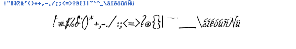 Fuente Wolven Script.ttf