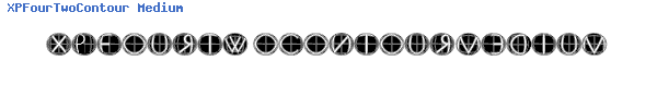 Fuente XPFourTwoContour Medium.ttf