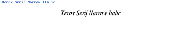 Fuente Xerox Serif Narrow Italic.ttf
