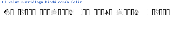 Fuente Xmas Clipart.ttf