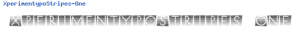 Fuente XperimentypoStripes-One.ttf