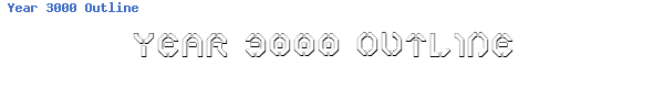 Fuente Year 3000 Outline.ttf