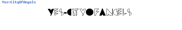 Fuente Yes-CityOfAngels.ttf