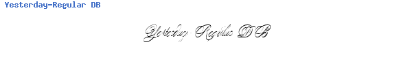 Fuente Yesterday-Regular DB.ttf