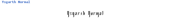 Fuente Ysgarth Normal.ttf