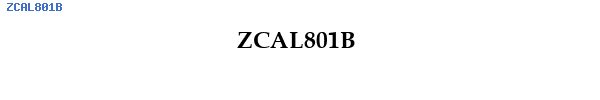 Fuente ZCAL801B.TTF
