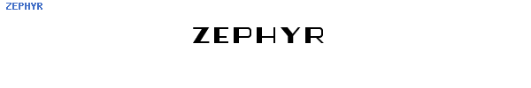 Fuente ZEPHYR.TTF