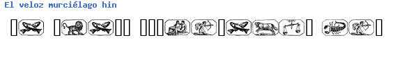 Fuente ZODIAC 00.TTF