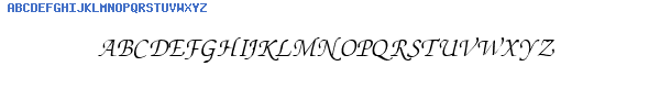 Fuente ZabriskieScript-RegularItalic DB.ttf