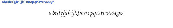 Fuente ZabriskieScript-RegularItalic DB.ttf