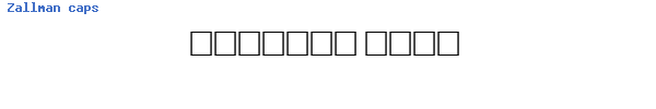 Fuente Zallman caps.ttf
