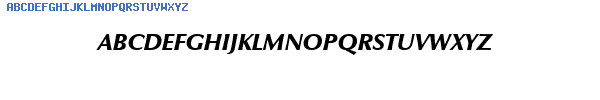 Fuente Zapf Humanist 601 Ultra Italic BT.ttf