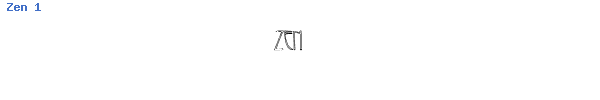 Fuente Zen 1.TTF