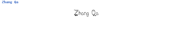 Fuente Zhang Qa.ttf