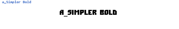 Fuente a_Simpler Bold.ttf