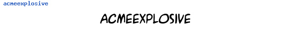 Fuente acmeexplosive.ttf