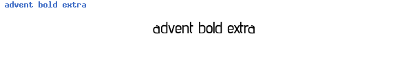 Fuente advent bold extra.ttf