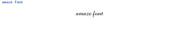 Fuente amaze font.ttf