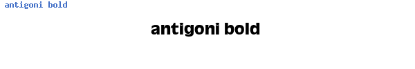 Fuente antigoni bold.ttf