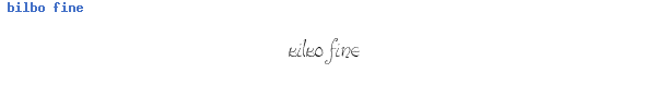 Fuente bilbo fine.ttf