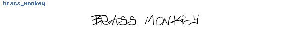 Fuente brass_monkey.ttf