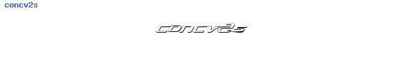 Fuente concv2s.ttf