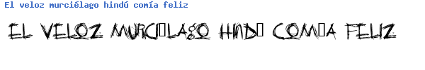 Fuente crazykiller.ttf