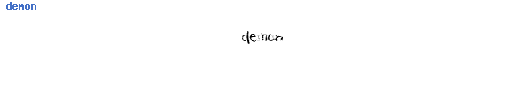Fuente demon.ttf