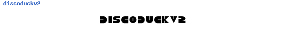Fuente discoduckv2.ttf