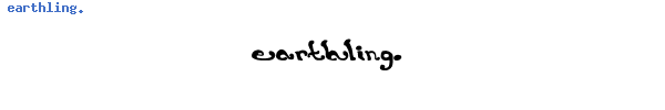 Fuente earthling..ttf