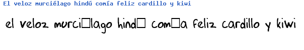 Fuente elementric.ttf