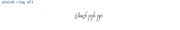 Fuente elvish ring nfi.ttf