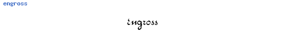 Fuente engross.ttf