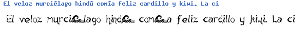 Fuente fack.ttf
