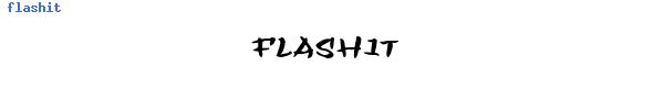Fuente flashit.ttf