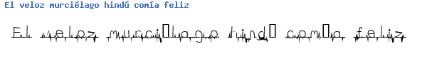 Fuente flatline.ttf