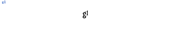 Fuente gl.ttf