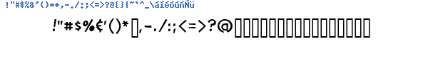 Fuente gm.ttf