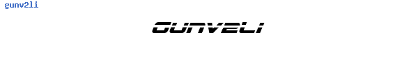 Fuente gunv2li.ttf