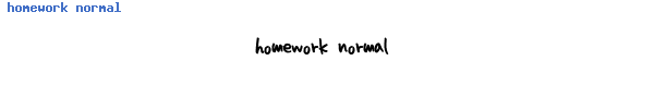 Fuente homework normal.TTF