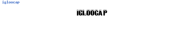 Fuente igloocap.ttf